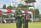 Upacara Penyambutan Satgas Rajawali III Yonif 515/UTY/9/2 Kostrad Dihadiri Perhutani Banyuwangi Barat